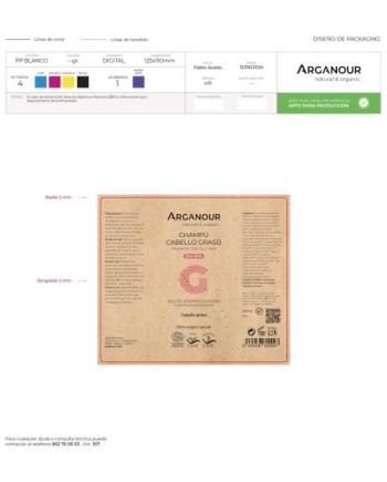 Champú cabello graso
